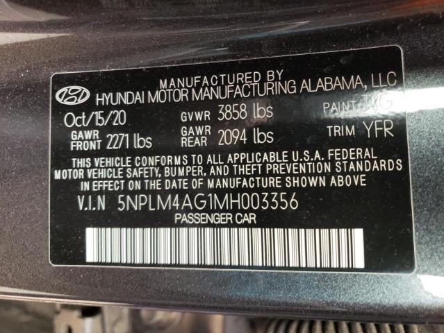 Photo 11 VIN: 5NPLM4AG1MH003356 - HYUNDAI ELANTRA 