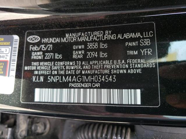 Photo 11 VIN: 5NPLM4AG1MH034543 - HYUNDAI ELANTRA SE 