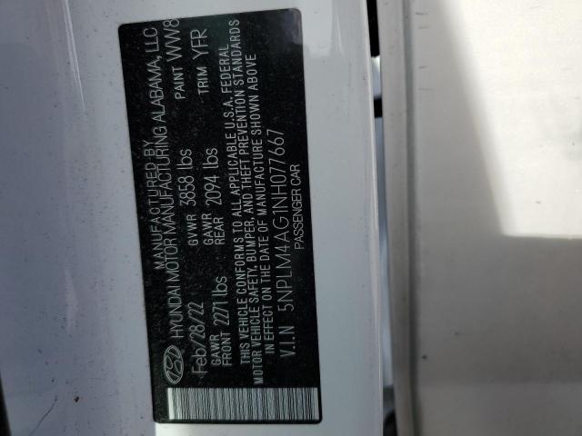 Photo 11 VIN: 5NPLM4AG1NH077667 - HYUNDAI ELANTRA 