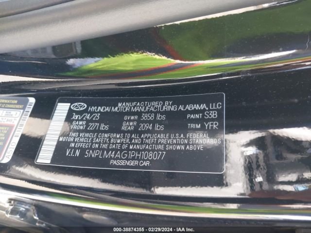 Photo 8 VIN: 5NPLM4AG1PH108077 - HYUNDAI ELANTRA 