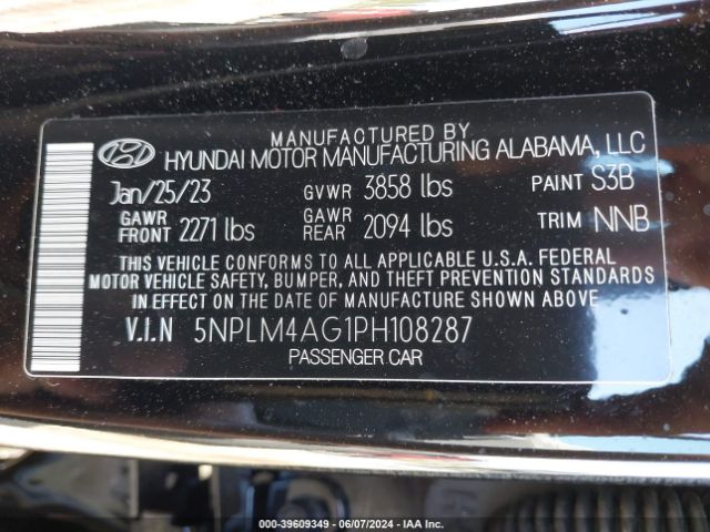 Photo 8 VIN: 5NPLM4AG1PH108287 - HYUNDAI ELANTRA 