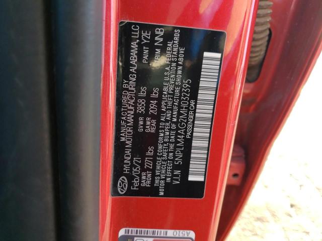 Photo 12 VIN: 5NPLM4AG2MH032395 - HYUNDAI ELANTRA 