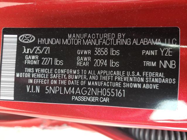 Photo 11 VIN: 5NPLM4AG2NH055161 - HYUNDAI ELANTRA 