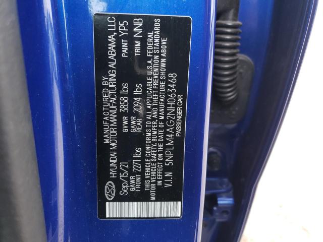 Photo 11 VIN: 5NPLM4AG2NH063468 - HYUNDAI ELANTRA 