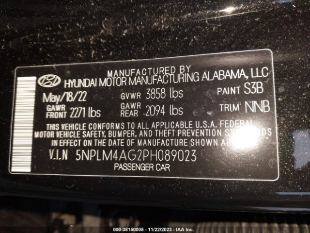 Photo 8 VIN: 5NPLM4AG2PH089023 - HYUNDAI ELANTRA 