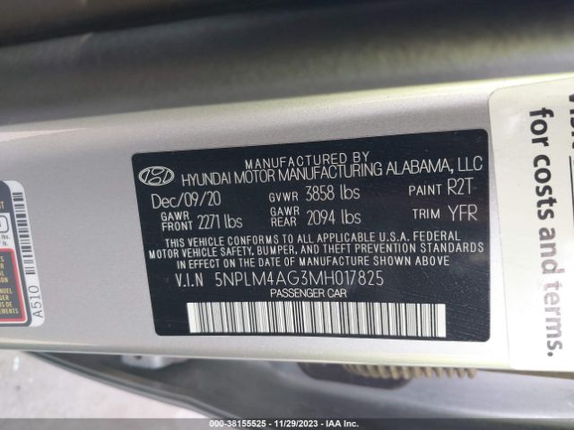 Photo 8 VIN: 5NPLM4AG3MH017825 - HYUNDAI ELANTRA 