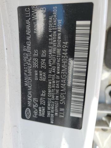 Photo 11 VIN: 5NPLM4AG3MH034494 - HYUNDAI ELANTRA SE 