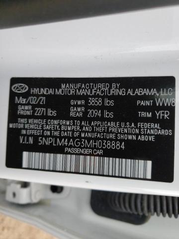 Photo 9 VIN: 5NPLM4AG3MH038884 - HYUNDAI ELANTRA SE 