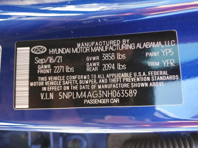 Photo 9 VIN: 5NPLM4AG3NH063589 - HYUNDAI ELANTRA SE 