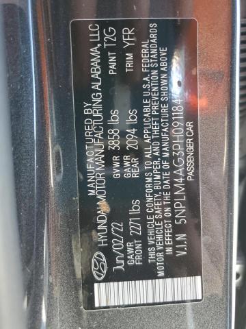 Photo 9 VIN: 5NPLM4AG3PH091184 - HYUNDAI ELANTRA SE 