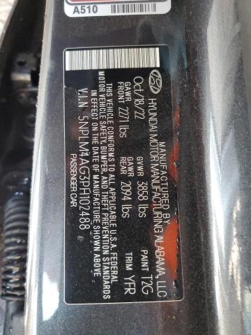 Photo 12 VIN: 5NPLM4AG3PH102488 - HYUNDAI ELANTRA SE 