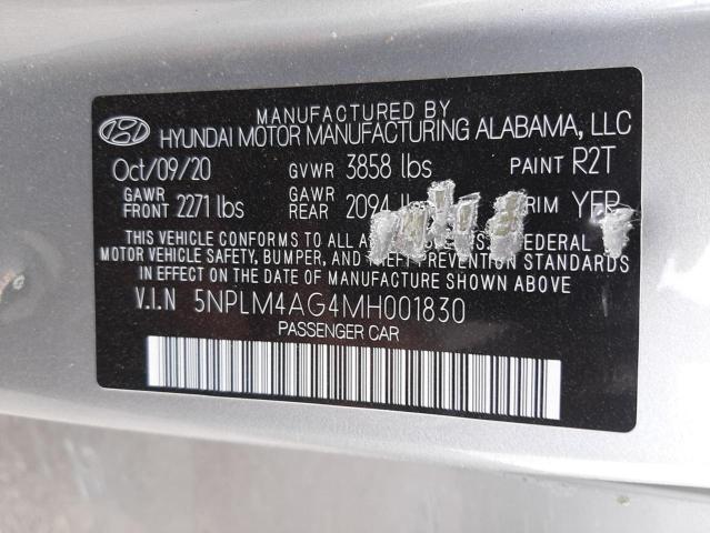 Photo 9 VIN: 5NPLM4AG4MH001830 - HYUNDAI ELANTRA SE 