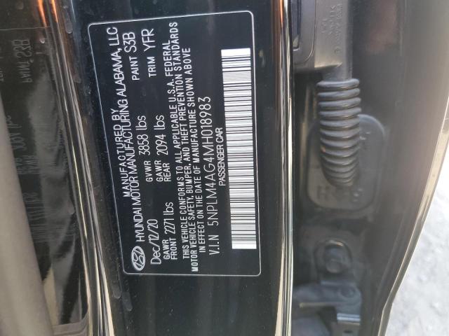 Photo 12 VIN: 5NPLM4AG4MH018983 - HYUNDAI ELANTRA SE 