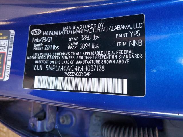 Photo 11 VIN: 5NPLM4AG4MH037128 - HYUNDAI ELANTRA 