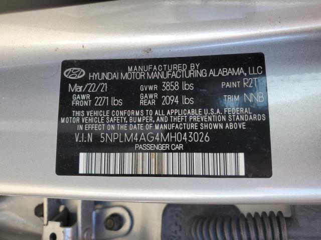 Photo 9 VIN: 5NPLM4AG4MH043026 - HYUNDAI ELANTRA SE 