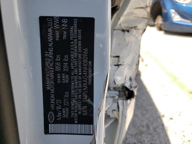 Photo 9 VIN: 5NPLM4AG4NH080966 - HYUNDAI ELANTRA SE 