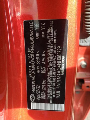 Photo 11 VIN: 5NPLM4AG4NH085729 - HYUNDAI ELANTRA 