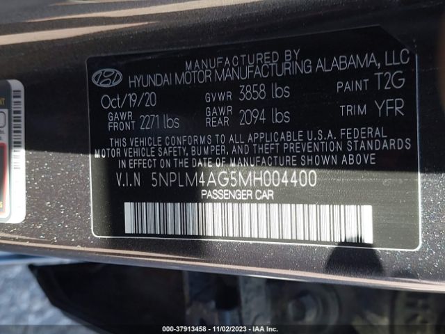 Photo 8 VIN: 5NPLM4AG5MH004400 - HYUNDAI ELANTRA 