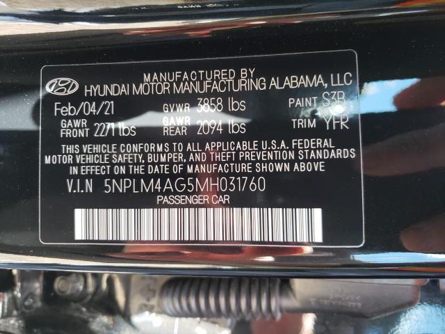 Photo 9 VIN: 5NPLM4AG5MH031760 - HYUNDAI ELANTRA 