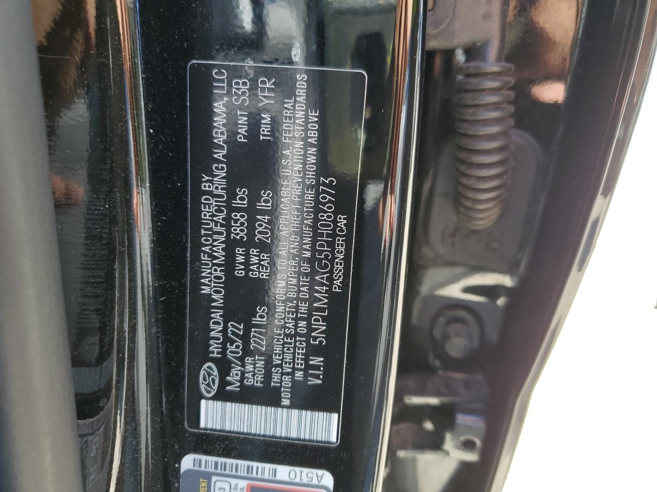 Photo 12 VIN: 5NPLM4AG5PH086973 - HYUNDAI ELANTRA 