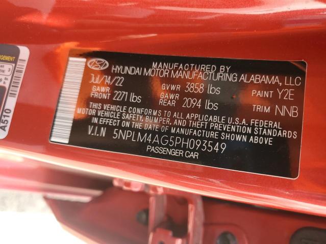 Photo 12 VIN: 5NPLM4AG5PH093549 - HYUNDAI ELANTRA 