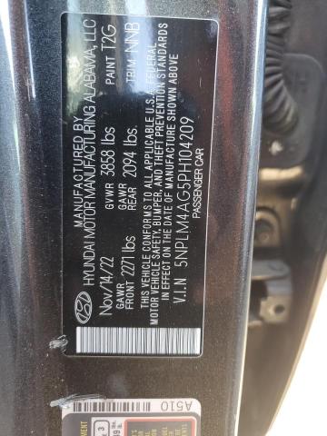 Photo 11 VIN: 5NPLM4AG5PH104209 - HYUNDAI ELANTRA SE 