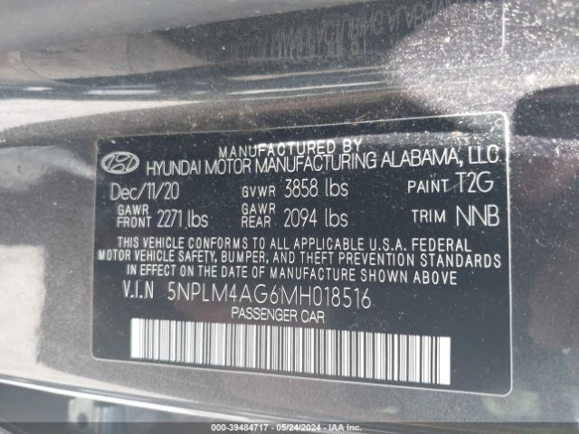 Photo 8 VIN: 5NPLM4AG6MH018516 - HYUNDAI ELANTRA 