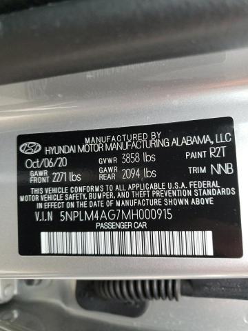 Photo 9 VIN: 5NPLM4AG7MH000915 - HYUNDAI ELANTRA SE 