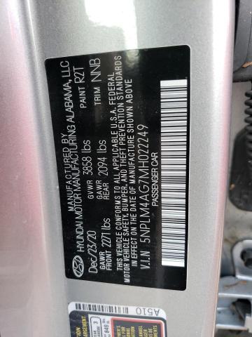 Photo 9 VIN: 5NPLM4AG7MH022249 - HYUNDAI ELANTRA SE 