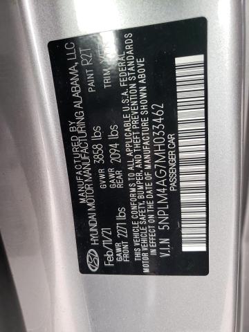 Photo 11 VIN: 5NPLM4AG7MH033462 - HYUNDAI ELANTRA SE 