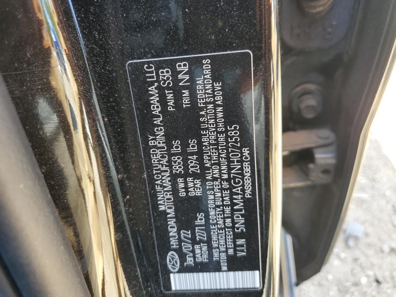 Photo 11 VIN: 5NPLM4AG7NH072585 - HYUNDAI ELANTRA 