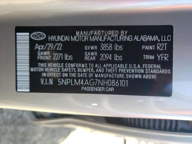 Photo 9 VIN: 5NPLM4AG7NH086101 - HYUNDAI ELANTRA SE 