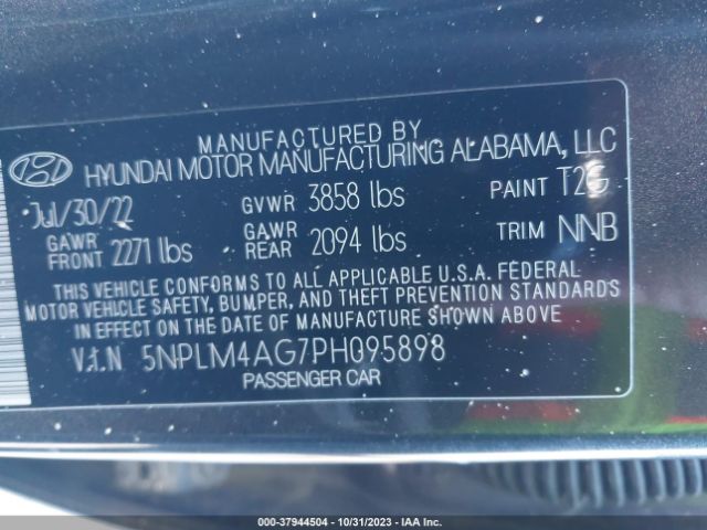 Photo 8 VIN: 5NPLM4AG7PH095898 - HYUNDAI ELANTRA 