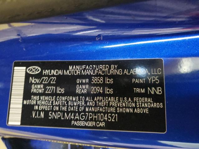 Photo 11 VIN: 5NPLM4AG7PH104521 - HYUNDAI ELANTRA SE 