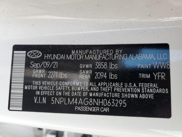 Photo 12 VIN: 5NPLM4AG8NH063295 - HYUNDAI ELANTRA SE 