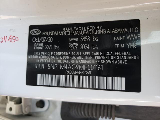 Photo 9 VIN: 5NPLM4AG9MH001161 - HYUNDAI ELANTRA SE 