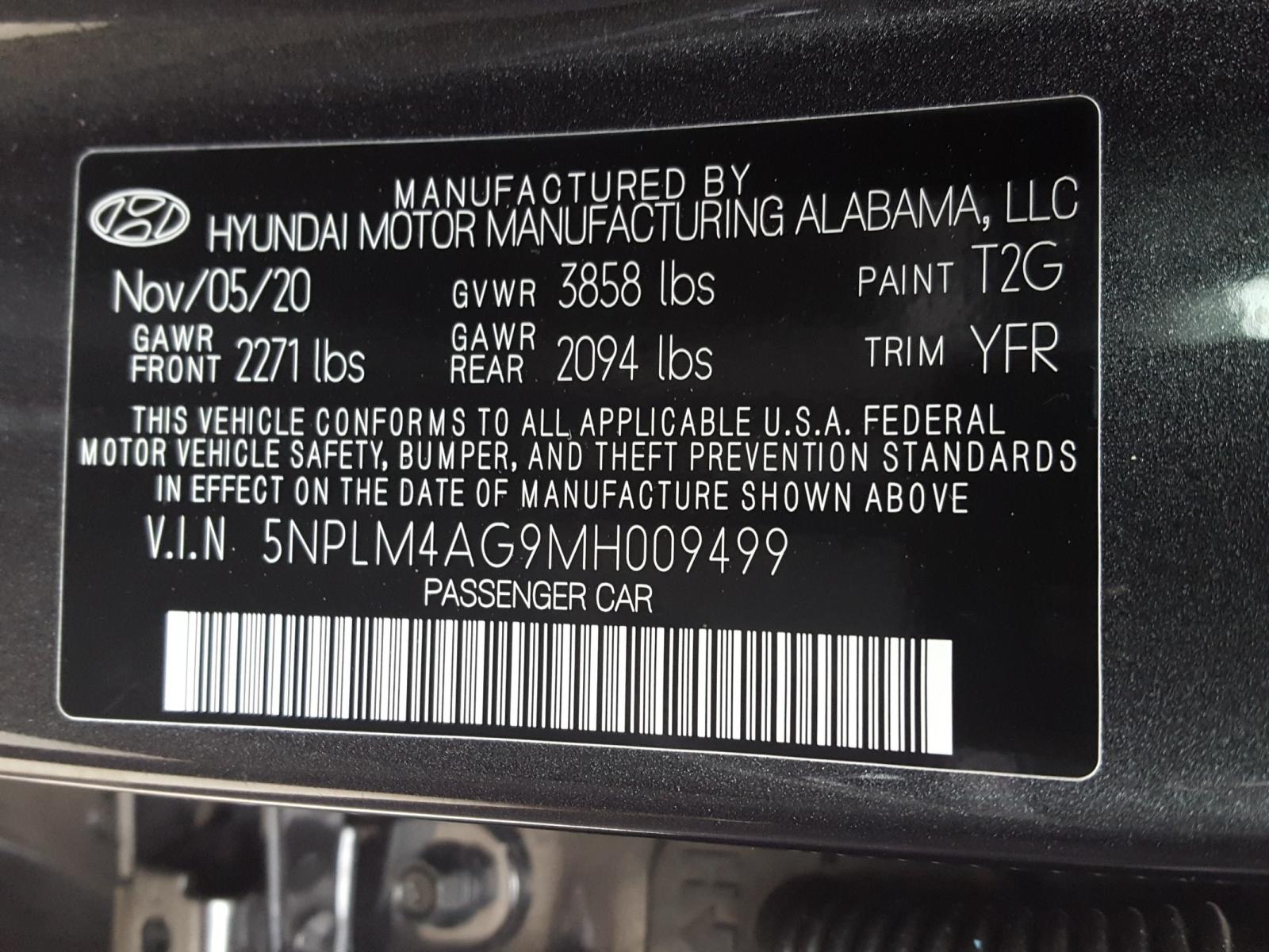 Photo 9 VIN: 5NPLM4AG9MH009499 - HYUNDAI ELANTRA 