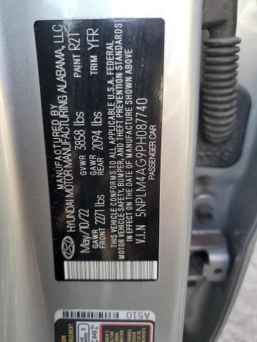 Photo 12 VIN: 5NPLM4AG9PH087740 - HYUNDAI ELANTRA SE 