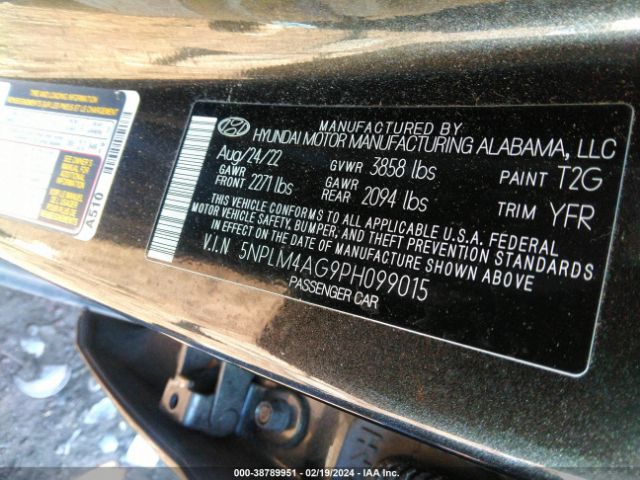 Photo 8 VIN: 5NPLM4AG9PH099015 - HYUNDAI ELANTRA 