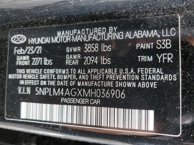 Photo 12 VIN: 5NPLM4AGXMH036906 - HYUNDAI ELANTRA 