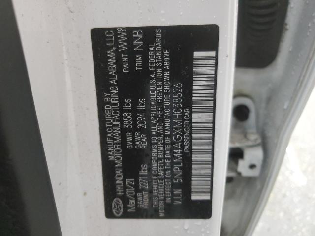 Photo 12 VIN: 5NPLM4AGXMH038526 - HYUNDAI ELANTRA 