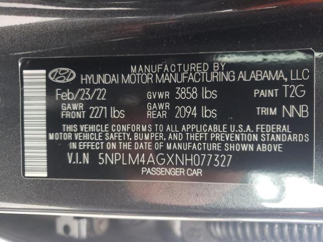 Photo 9 VIN: 5NPLM4AGXNH077327 - HYUNDAI ELANTRA SE 