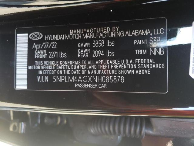 Photo 9 VIN: 5NPLM4AGXNH085878 - HYUNDAI ELANTRA SE 