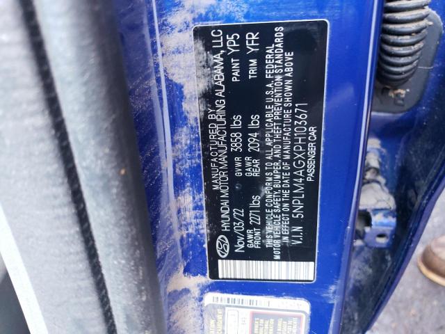 Photo 11 VIN: 5NPLM4AGXPH103671 - HYUNDAI ELANTRA 