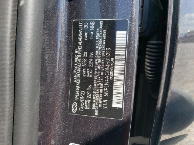 Photo 12 VIN: 5NPLN4AG0MH015253 - HYUNDAI ELANTRA 