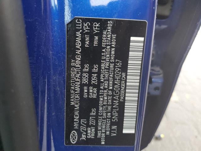 Photo 12 VIN: 5NPLN4AG0MH029167 - HYUNDAI ELANTRA SE 