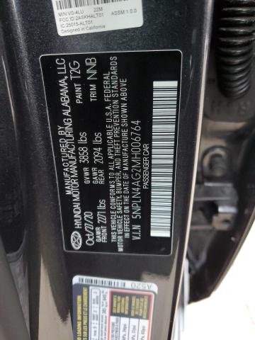 Photo 12 VIN: 5NPLN4AG2MH006764 - HYUNDAI ELANTRA SE 