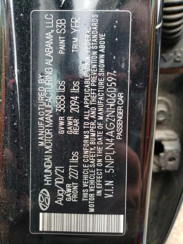 Photo 11 VIN: 5NPLN4AG2NH060597 - HYUNDAI ELANTRA SE 