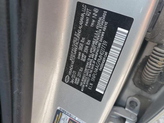 Photo 12 VIN: 5NPLN4AG9MH027739 - HYUNDAI ELANTRA 