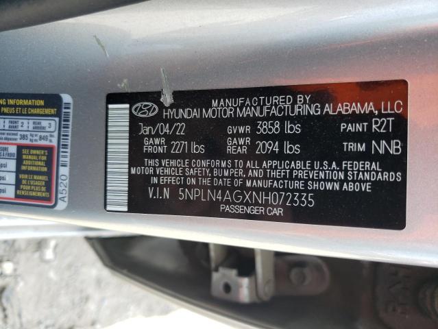 Photo 11 VIN: 5NPLN4AGXNH072335 - HYUNDAI ELANTRA 